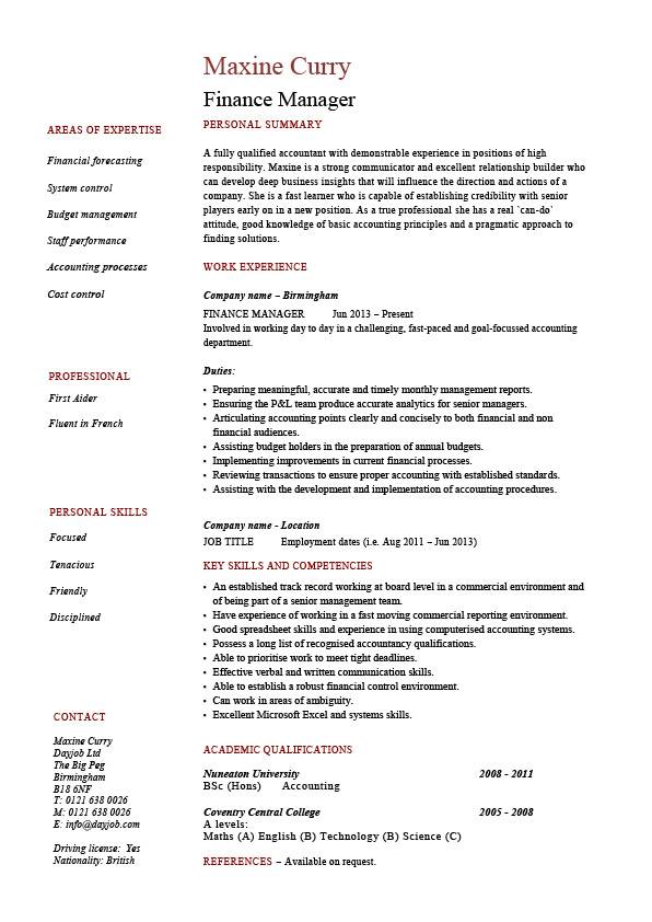 How to Write a Finance Manager Job Description