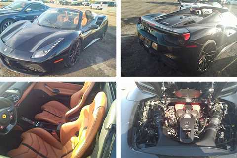 This Poor Ferrari 488 Spider Is Another Victim Of Florida’s Hurricane Ian