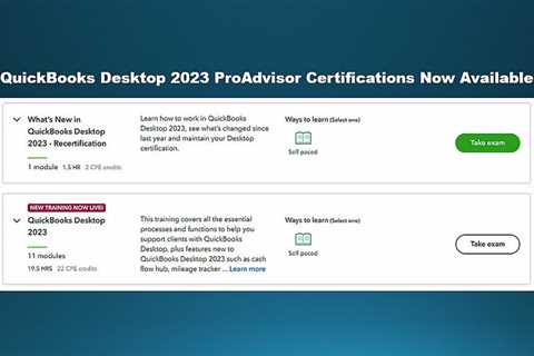 2023 Desktop ProAdvisor Certifications Added to Training Portal