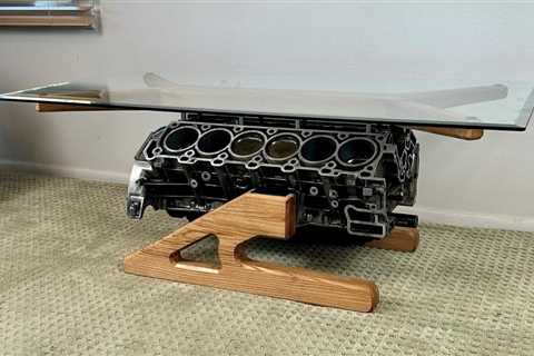 Watch And Learn How To Build This V12 Coffee Table With Moving Pistons