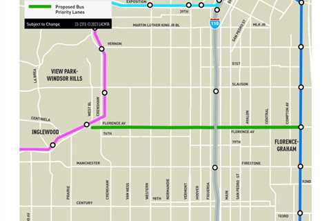 Update on new Bus Priority Lanes planned for Florence Avenue in South L.A.