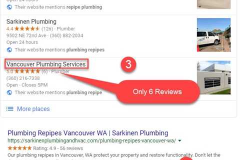 Rankings for GMB From The Vancouver WA SEO Agency