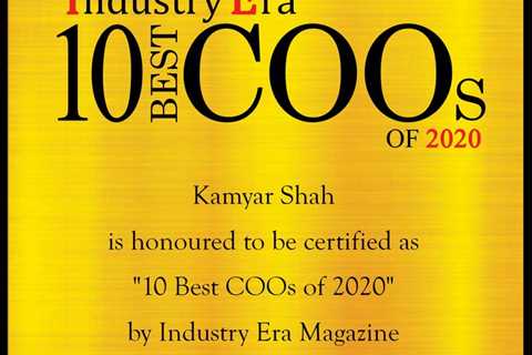 Kamyar Shah COO Kamyar Shah, Best COOs of 2020 | Industry Era