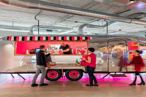 See inside a few of the coolest offices in North America, where frozen yogurt is served out of..