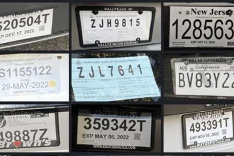 The harm and hurt caused by illegal 'temp license tags'