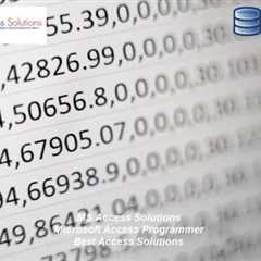 Microsoft Access Supports Large Number Data Type