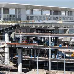 New photos of LAX/Metro Transit Connector station construction!
