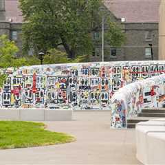 Rashid Johnson’s “Broken Pavilion” Mosaic Sculpture Wall