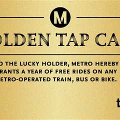 Introducing our Golden TAP cards –– and a big thank you to our riders!