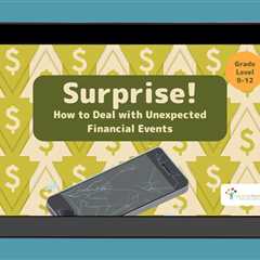 Grab This Free Interactive Whiteboard Lesson for High School on Unexpected Financial Events