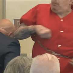 Convicted murderer throws elbow at attorney before he is sentenced to death