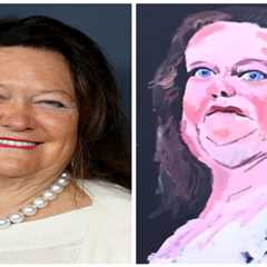Gina Rinehart, a mining magnate worth $22 billion, wants her portrait removed from an Australian..