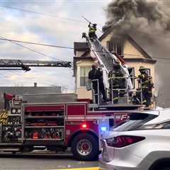Video: Two-alarm house fire in New Jersey