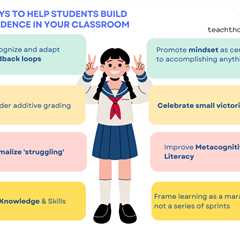 14 Ways To Help Students Build Confidence