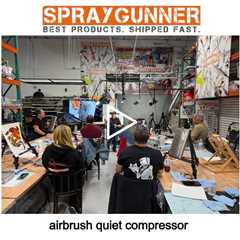 airbrush quiet compressor - SprayGunner