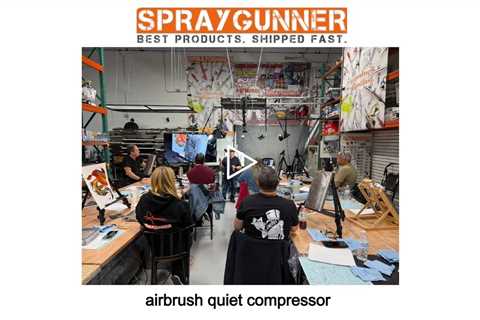 airbrush quiet compressor - SprayGunner