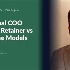 Fractional COO pricing explained: how a base retainer plus outcome-based upside compares to flat..