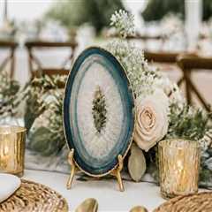 Creative and Unique Ways to Display Wedding Table Numbers