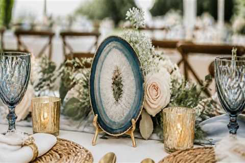 Creative and Unique Ways to Display Wedding Table Numbers