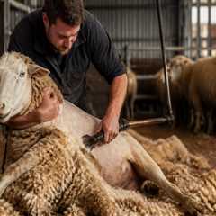 Ensuring Sheep Health and Well-Being During the Shearing Process for Optimal Wool Production