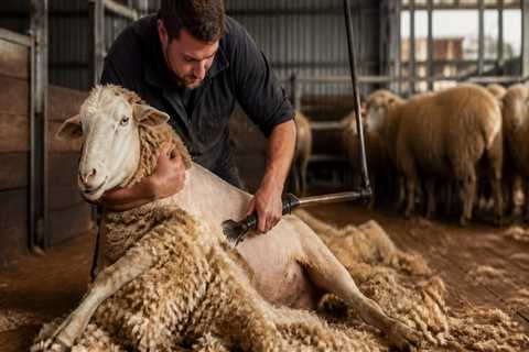 Ensuring Sheep Health and Well-Being During the Shearing Process for Optimal Wool Production